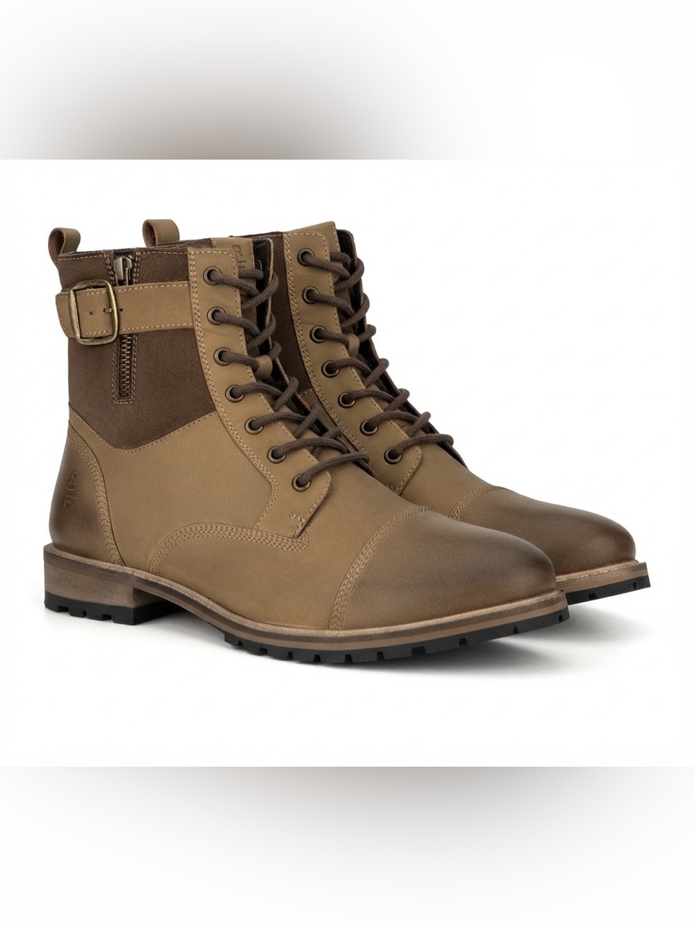 Reserved Footwear RF 121 - Rugged-Refined Cap Toe Combat Boot Size 8 - Picture 1 of 6